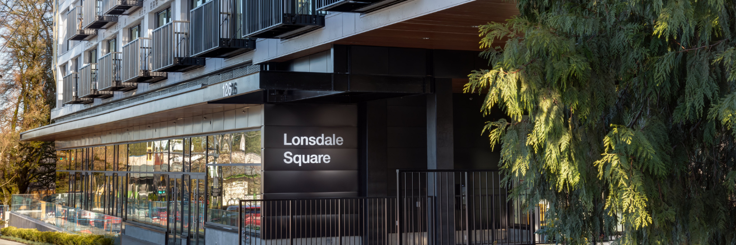 Entrance at Lonsdale Square Apartments. Rent with Minto Apartments